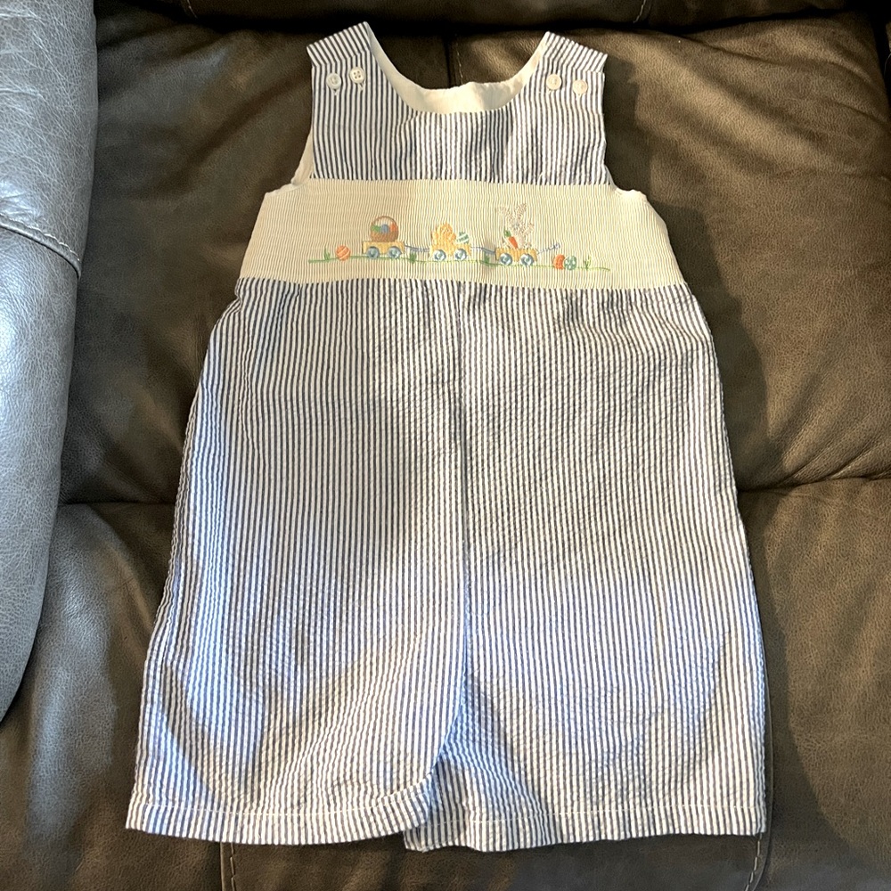 Smocked Easter Toddler Romper